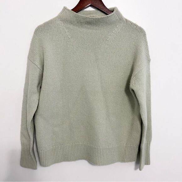 Vince Marled Funned Womens Cashmere Crochet Pullover Sweater XS - Picture 3 of 6